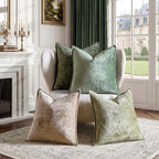 a moment Throw Pillow Covers 24X24 Inch 4 Packs,Soft Velvet Decorative Pillow Cases with 3D Ice Flower,Texture Modern Accent Cushion Covers for Sofa Couch Home Decor Quiet Oasis - Image 6