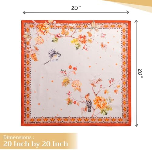 Maison d' Hermine Cloth Napkins Set of 4 Reusable 100% Cotton (20" x 20") - Image 4