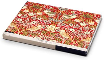 Pimpernel Morris & Co Strawberry Thief Red Placemats, Set of 4 - Heat & Stain Resistant, Cork Back Table Mats Featuring Classic Birds & Botanical Design - Minimal Tableware for Hosting - Image 4