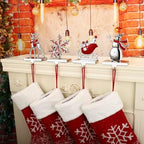 4PCS Christmas Stocking Mantle Holders Set Stand Sign Heavy Weighted Stocking Hooks Fireplace Stocking Hanger for House Holiday Yards Mantle Holder Décor (Mutli,4) - Image 2