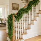 Norfolk Pine Garland, 2 Pack 6 FT Christmas Greenery - Image 4