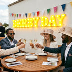 Aurelema Sukkot Large LED Letter Sign LED Lights, Derby Day, 8.27 Inches - Image 5