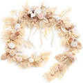 Ling's moment Ivory Artificial Flower Garland Wedding Arch 9 FT by LingsMoment