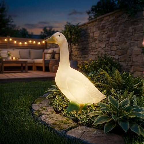 Union Products Light Up Goose Lawn & Garden Statue, 23 Inch Tall, Original - Image 2
