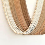 Achart Large Macrame Wall Hanging Dip Dyed Yarn Tapestry Ombre Yarn - Image 4