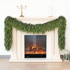 5FT 1Pcs Lifelike Touch Artificial Christmas Cedar Garland for Mantle Decor - Image 2