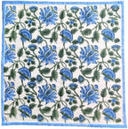 ATOSII Taj 100% Cotton Fall Cloth Designer Dinner Napkins, Handblock Print, Washable Durable Linen for Everyday Use Wedding Parties Outdoors Christmas Thanksgiving I 20 X 20 Inches I Set of 4 - Image 2