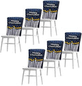 Zion Judaica Hanukkah Chair Covers Décor Hanukah Temed Stretch Micro-Fiber Chair Covers Chanukah Themed Chair Covers for Hanukkah Party Fits Most Chairs Chanuka Celebration Home Decorations 12 Pack by ZionJudaicaLtd
