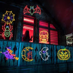 TRWYMZ Halloween Decorations - 16" Halloween Window Silhouette Lights - Image 6