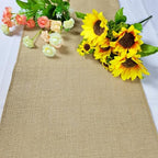 6 Pack 14 x 108 Inch Natural Burlap Table Runners,Rustic Jute Table Runner and Placemats Bulk for Western Wedding Table Decorations,Farmhouse Style Party,Holiday,Kitchen Coffee Table Decor Cover - Image 3