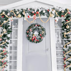 4 Pcs Christmas Tree Wood Bead Garland, 18 ft Each, Wood Color - Image 3