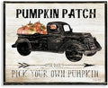 Fall Harvest Picking Sign, 30 x 40 Inch Canvas Wall Art by StupellIndustries