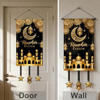3 IN 1 LED Eid Mubarak Ramadan Banner Decorations, Light Up Mosque Lattern Islamic Mubarak Ramadan Party Favor Supplies Decorations for Outdoor Indoor (Multicolor) - Image 6