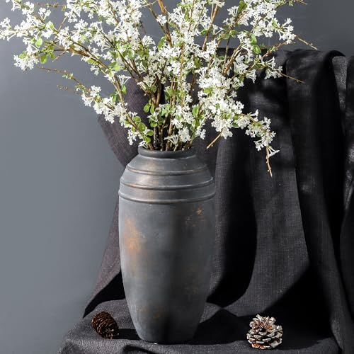 Large Ceramic Flower Vase,12.87 Inch Tall Vase for Home Decor - Image 6