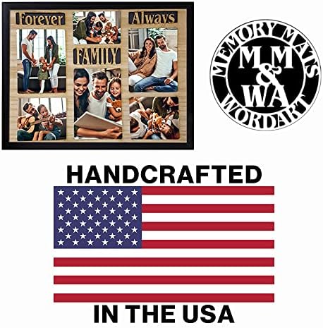 MEMORY MATS & WORD ART Wall Sign, Hand-Made Wooden Decoration Plaque for Home and Office- Real Wood - Made in The USA - 11 x 14 x 13 inches (Pets_leave_paw_prints_on_our_hearts) - Image 6