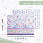 Maison d' Hermine Placemats Set of 4 Reusable 100% Cotton (13"x19") - Image 4