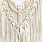 Achart Macrame Wall Hanging Large- Boho Wall Decor- large wall art- Wall Decor Living Room- Macrame Tapestry Boho Decor for Bedroom (Beige-V) - Image 3