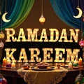 Aurelema Sukkot Large LED Letter Sign LED Lights, Ramadan Kareem, 8.27 Inches by Aurelema