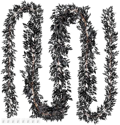 4Pcs Halloween Artificial Hanging Willow Vine Twigs, 5.8 FT by Unknown