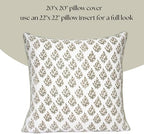 Set of 2 Pillow Covers 20x20 inches Floral Pillow Covers Green Farmhouse Pillow Covers for Living Room Couch Bed Throw Pillow Covers Boho Home Decorative Pillow for Spring Summer - Image 2