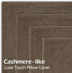 a moment Waterproof Throw Pillow Covers Set of 4,18x18 Inch Outdoor Stain Resistant Pet Friendly Pillowcases Cushion Covers for Patio Sofa and Living Room,Mushroom Brown - Image 5