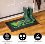 Evergreen Sassafras Spring Holiday Doormat Insert Bundle & Tray Set of 5, Interchangeable Entrance Door mats Indoor and Outdoor Welcome Mat 30 x 18 Tray Non Slip Backing Low Profile - Image 6