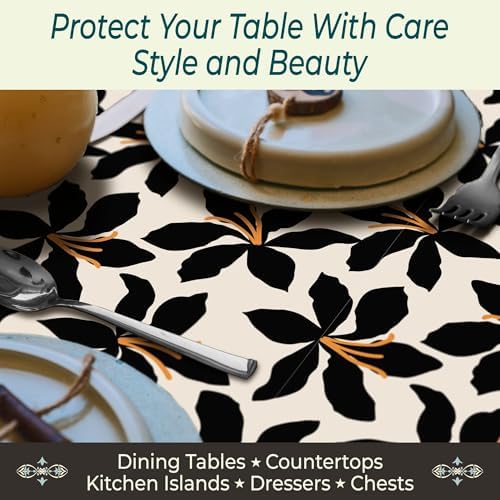 Heat Resistant Table Runner, 53 x 14 Inch - Primrose Design - Image 3