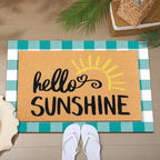 Tinideya 2 Pcs Hello Sunshine Door Mat 23.6 X 35.4 Inches - Image 3