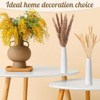 18 Pieces White Ceramic Vases for Flowers, 7.09" Tall, Modern - Image 5