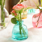 Color Bud Vases in Bulk - Set of 24 Mini Glass Bud Vases - Image 4