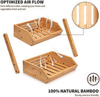 Bamboo Tiered Fruit & Vegetable Storage Bowl Stand for Kitchen Countertop - Produce Basket for Potato, Onion, Bread, Snack Storage - Image 5