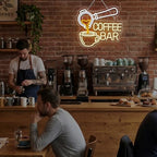 Coffee Neon Sign LED Coffee Bar Night Wall Light Decoration for Cafe Shop - Image 7