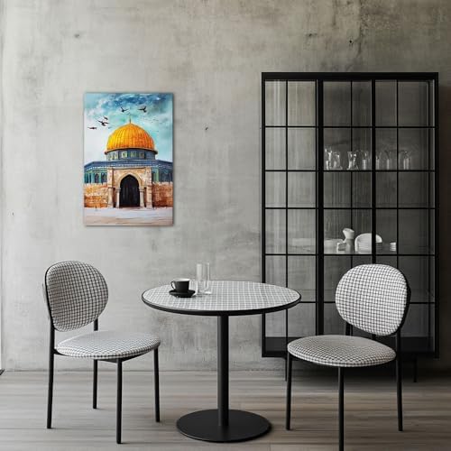 TIEHAOMAI Dome of the Rock Wall Art（Mosque-2,20x30inch (50x75cm) - Image 5
