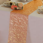 Snowkingdom 2Pcs Burnt Orange Gold Table Runner Fall Thanksgiving Decor by Snowkingdom