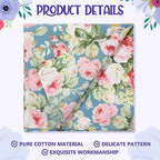 Moukeren 36 Pcs Floral Cotton Cloth Napkins, 15x15 Inch Reusable Dinner - Image 3