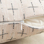 MIULEE Pack of 2 Decorative Burlap Linen Christmas Throw Pillow Covers Modern Farmhouse Pillowcases Rustic Woven Textured Cushion Cover for Sofa Couch Bed 22x22 Inch Beige - Image 3
