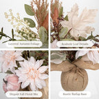 Briful Fall Thanksgiving Table Decorations, Autumn Centerpiece for Table - Image 6