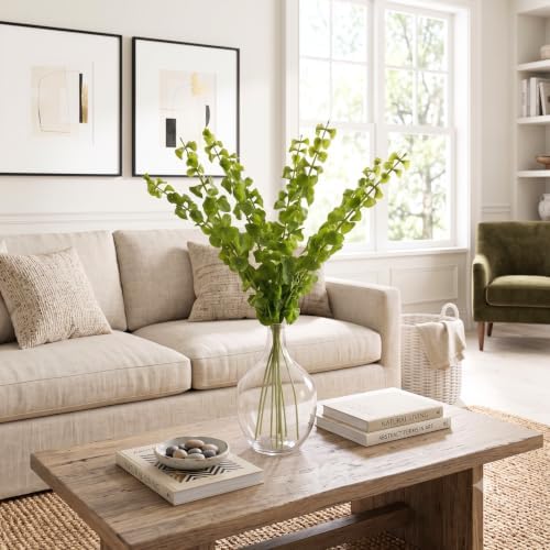 Bells of Ireland Artificial Flowers, 8 Long Stems, 37.8 Inches Tall, Green - Image 2