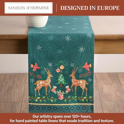 Maison d' Hermine Table Runner 100% Cotton 14.50" x 108" (Single Layer) - Image 2