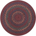 Homespice Jamestown Braided Placemats for Country Decor, Round 15" Set of 2 by Homespice
