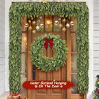 12FT Christmas Artificial Cedar Garland for Mantel - Image 6