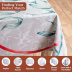 Maison d' Hermine Table Cloth Rectangle Table Reusable 100% Cotton 60"x120" - Image 4
