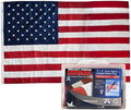 American Flag - 100% Made in the USA - 4' x 6' ft - Koralex II 2-ply Polyester - Sturdy, Durable and Patriotic - Great for Gardens, Homes, Patios and Cars – By Valley Forge Flag by ValleyForgeFlag