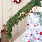2PCS 6FT Thick Christmas Garland with 168 Cedar Branches, Real Touch Green Cedar Garland for Christmas Decorations, Artificial Greenery Garland for Table, Mantle, Wall, Indoor, Outdoor Holiday Decor - Image 6