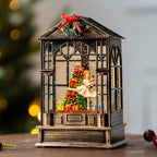 Christmas Snow Globe, Lighted Christmas Tree Clara &Nutcracker Scene, Musical Snow Water Lantern Swirling Glittering Holiday Decoration and Gift for Family or Friends by MXwcy