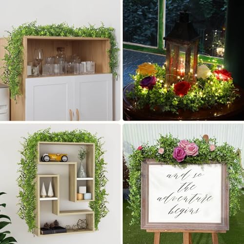 10 Pack Eucalyptus Garland 60Ft Fake Vines Artificial Greenery Garland - Image 6