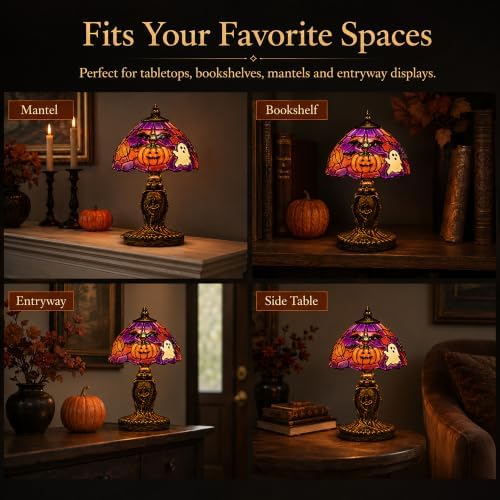 Halloween Table Lamp for Indoor Decorations (Skeleton Witch) - Image 5