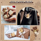 Layhit 24 Pcs Mini Dried Flower Bouquets Boho for Vase, Stylish - Image 5