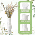 Didaey 10 Pack White Plastic Vases Bulk for Centerpieces,Vintage - Image 4