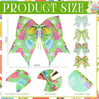 Daifunli 48 Pcs 6 Inch Easter Bows for Wreath Easter Bunny Egg Bows Bulk for Gift Wrapping Holiday Basket Ornaments Party Decor - Image 2